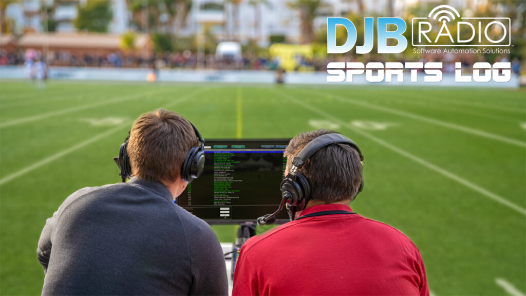 DJB Radio - remote sports log radio automation software
